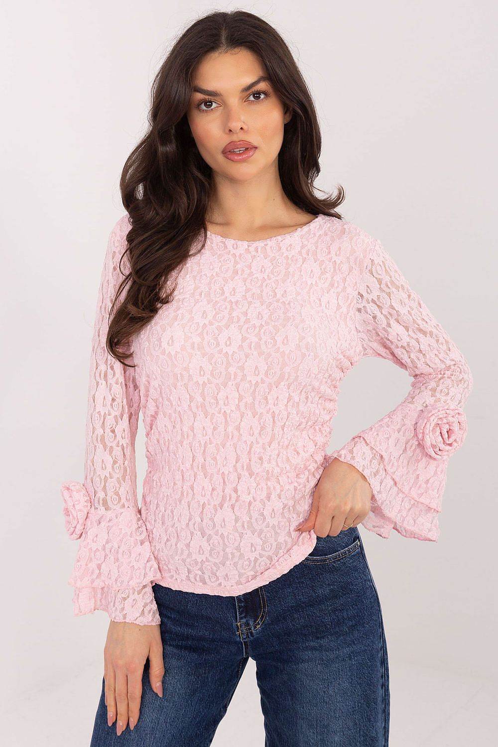  Lace blouse model 222742 Italy Moda 