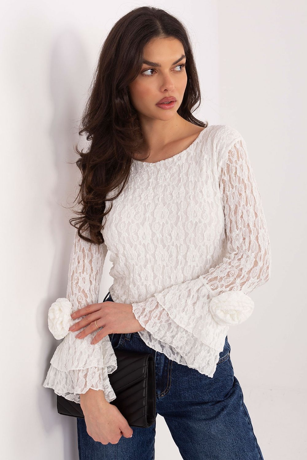  Lace blouse model 222743 Italy Moda 